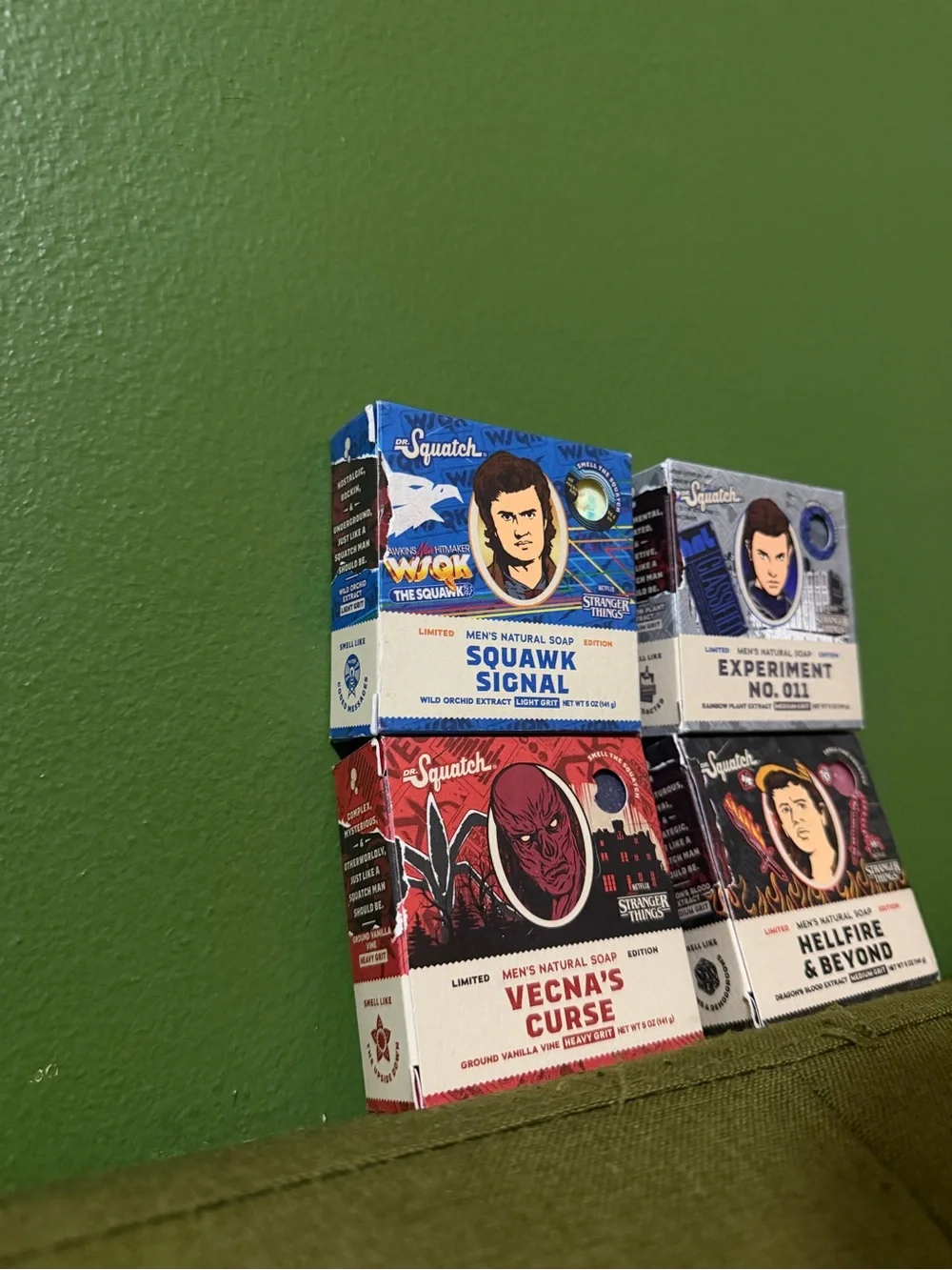 Squatch Labs Limited Edition Soap Set - Blue, Red, Gray